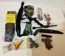 Ruger wooden grips, Tasco mini binoculars