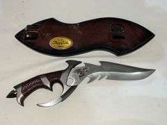 Hibben Knives artist signed "Dragon Lord" knife