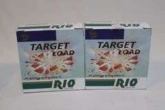 Rio target load, 12 gauge, 8 shot, 2 3/4" shot gun shells , 50 rounds