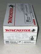 Winchester 38 Special + P, 125 grain, JHP