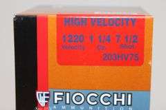 Fiocchi 20 gauge, 7 1/2 shot High Velocity