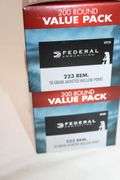 Federal .223 REM ammunition, 50 gr. JHP