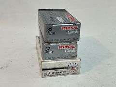 Federal Classic 32 AUTO 71 grain FMJ, 100 rounds