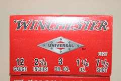 Winchester 12 gauge, 2 3/4", 7 1/2 shot