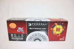 Federal 20 gauge 2 3/4", 7 1/2 shot