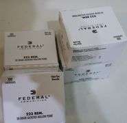 Federal .223 REM ammunition, 50 gr. JHP