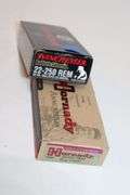 Hornady 22-250 REM, 55 gr. V-Max, 20 rounds