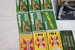 500 +/- rounds of .22 LR ammunition.