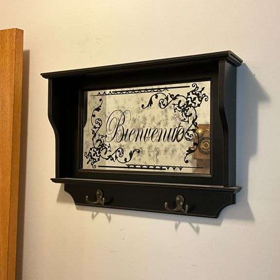 Mirrored coat hook
