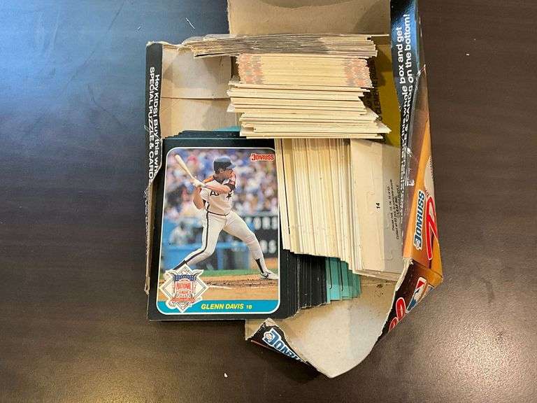 Assortment of sports cards, baseball, football, others