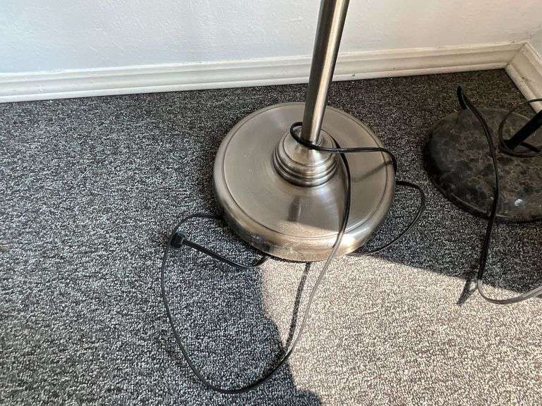 Pair of electric floor lamps
