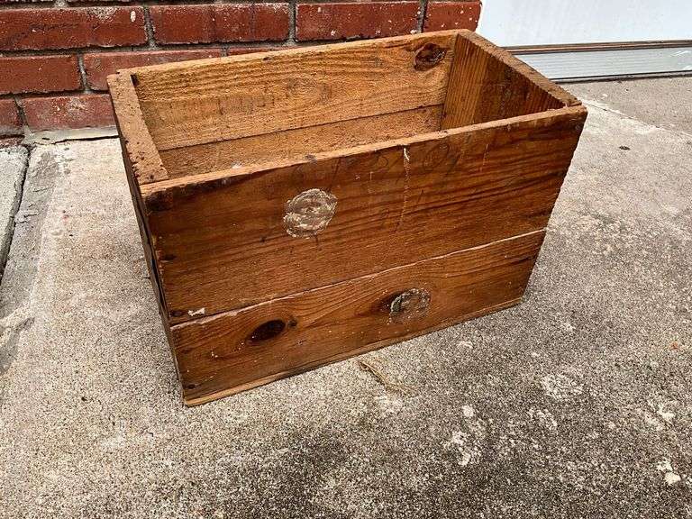 Vintage wooden box