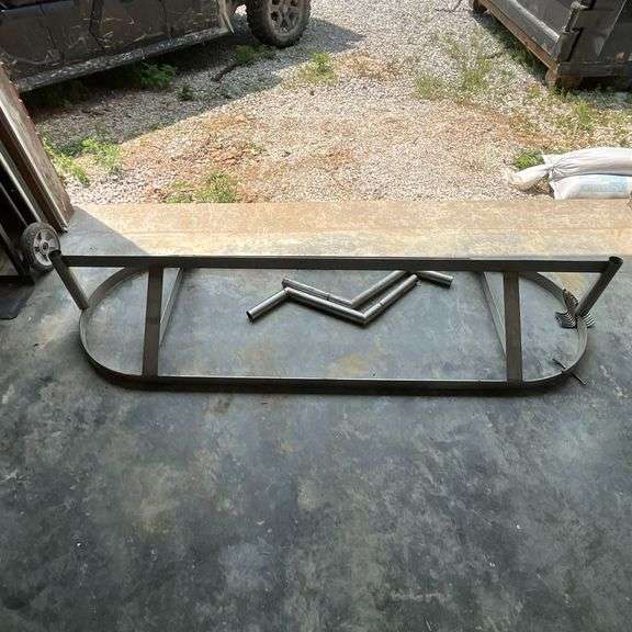 Stainless pot rack