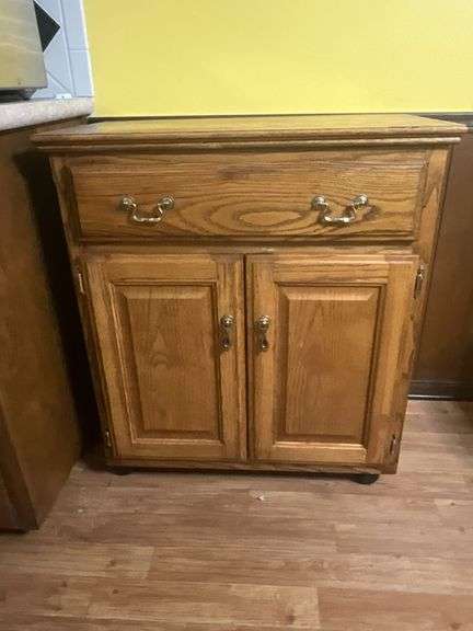 Eagle Industries microwave cart on casters image