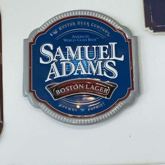 Samuel Adams Boston Lager metal sign
