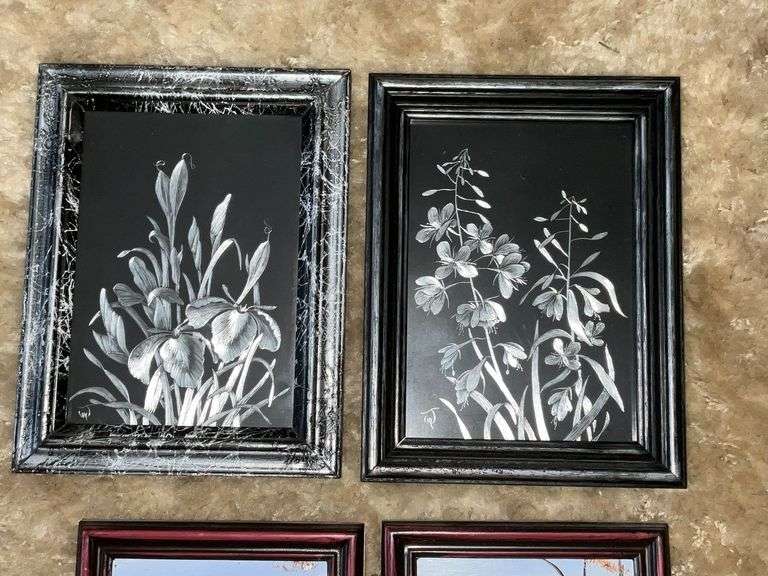 Alaskan Fireweed & Wild Iris hand painted art