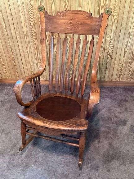 Antique rocking chair image