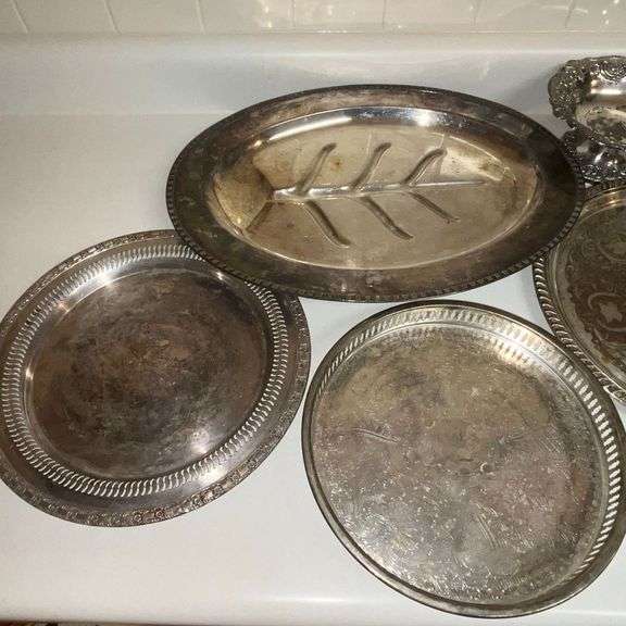 Silverplate dishes