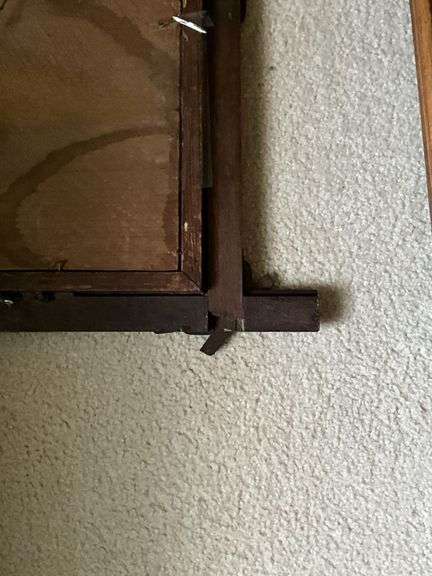 Antique frame, circa 1888 missing a piece off one corner and other frame