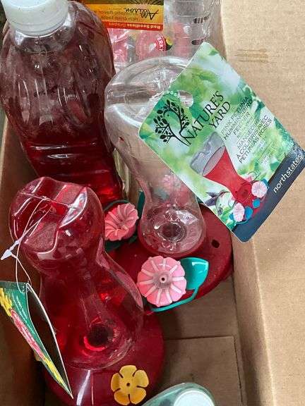 Hummingbird nectar and feeders