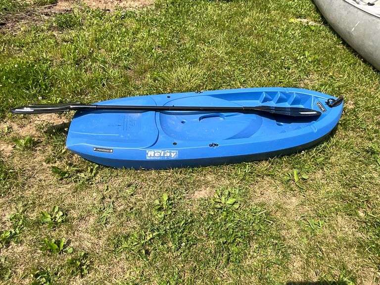 Lifetime Relay mini kayak with set of oars, 100 lb. capacity, 62" L