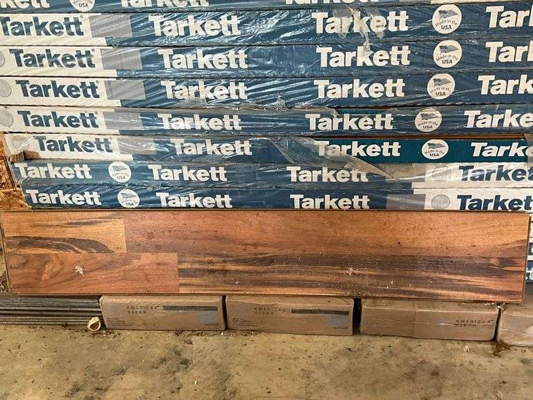 11 cartons of Tarkett T-Lock laminate flooring