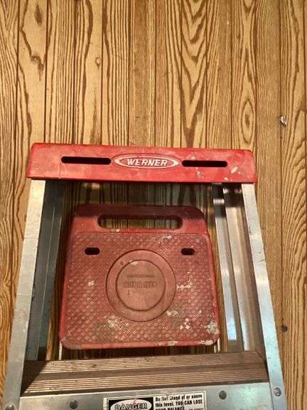 Werner 6' aluminum ladder, 200 lb. capacity