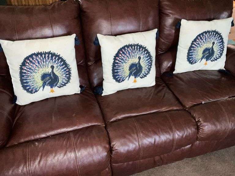 Reclining couch, leather like