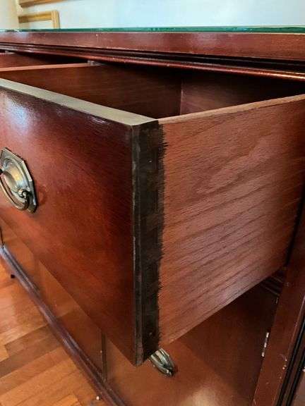 Empire Style buffet with glass top