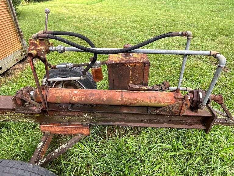 Home made log splitter, PTO driven