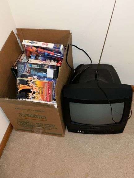 Emerson TV with VHS player