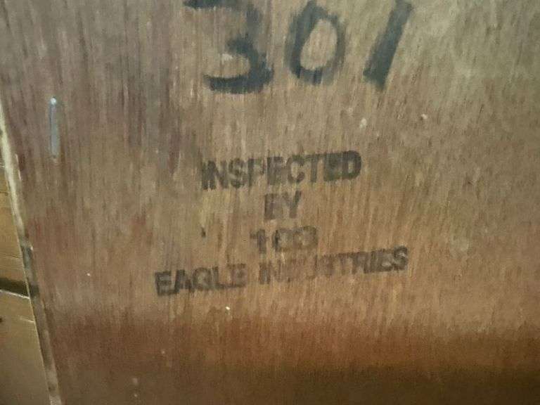 Eagle Industries microwave cart on casters