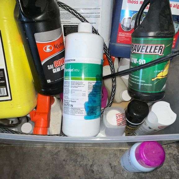 Gardening chemicals, sprayers, ice melt