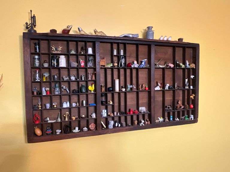 Printer tray with lots of knick knacks, 32" W x 17" T image