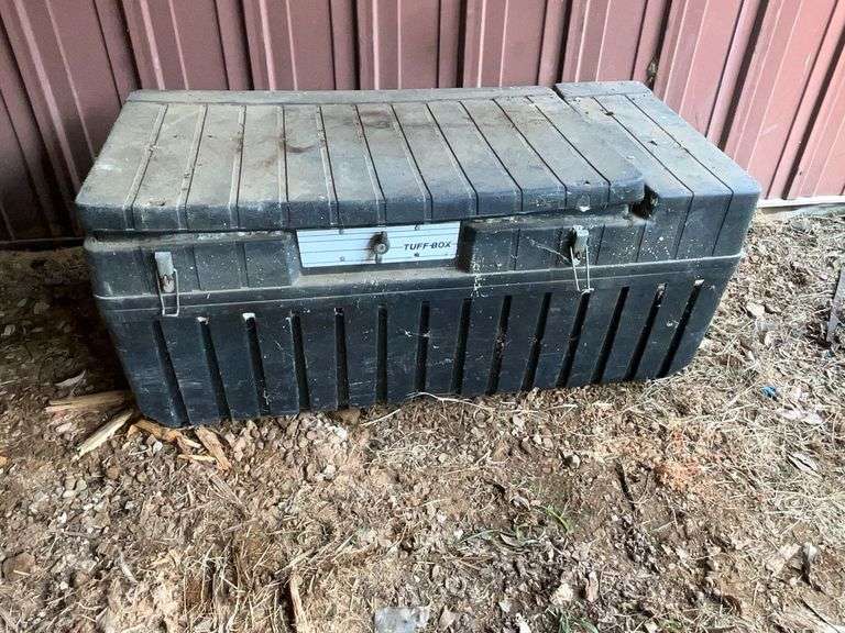 Tuff box, 45" L with assorted tools