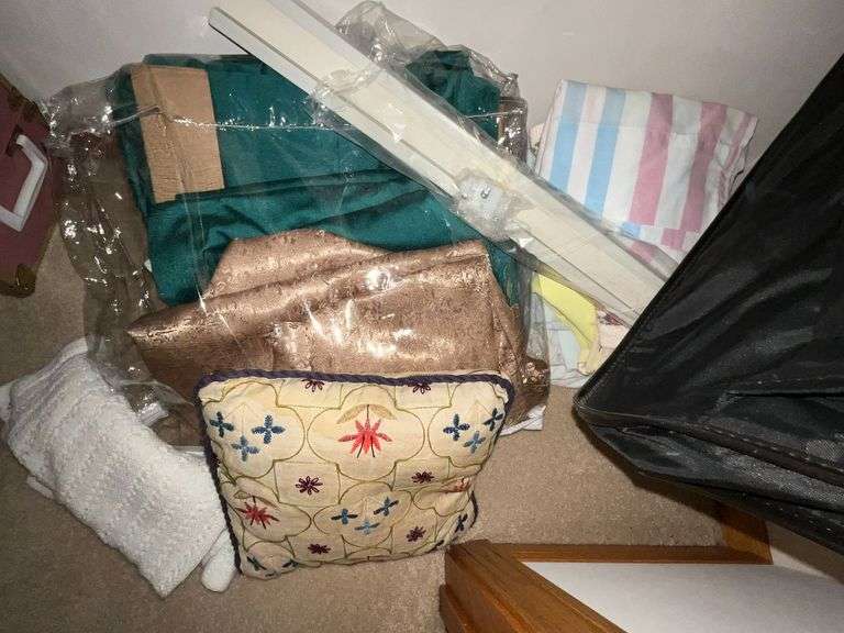 Linens, garment bags, throws, etc.