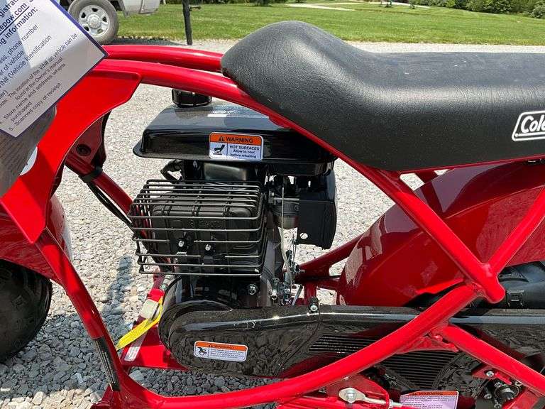 Coleman B100 105cc gas-powered mini bike