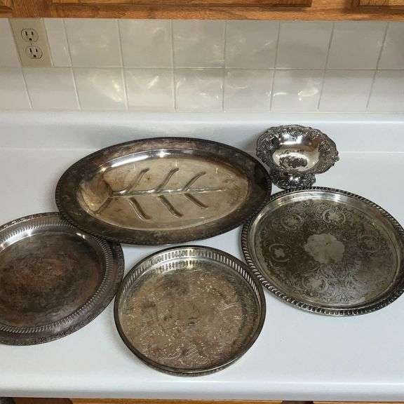 Silverplate dishes