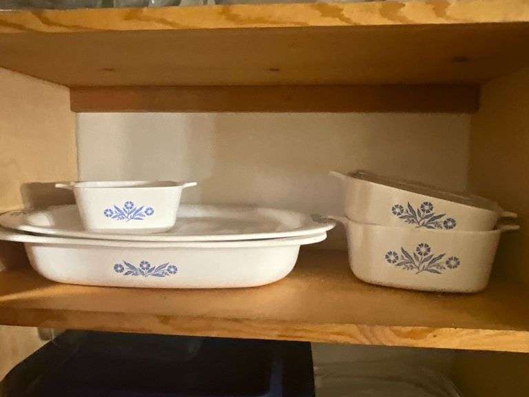 Blue Cornflower Corning Ware pieces image