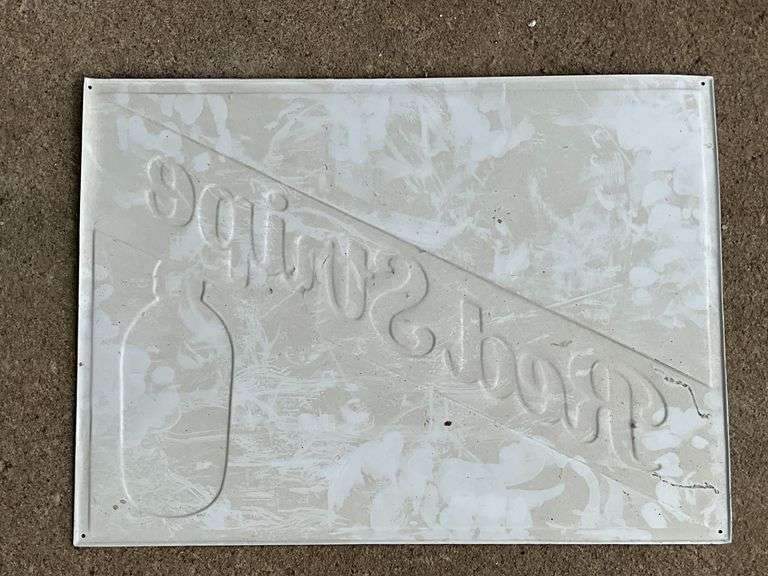 Red Stripe Beer metal sign