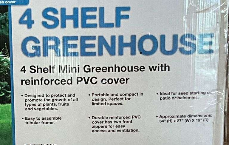 4Seasons Global 4 shelf greenhouse, NIB