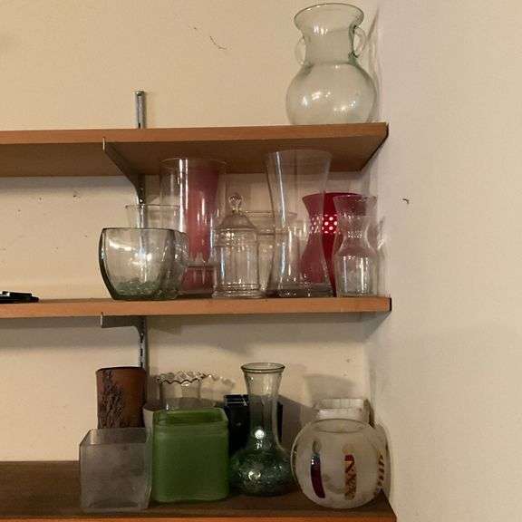 Assortment of vases