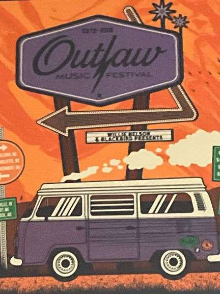 The Outlaw Music Festival 2018, Willie Nelson & Blackbird Presents poster