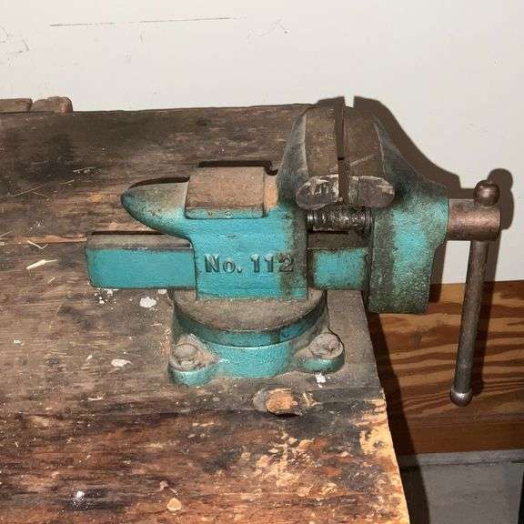 Wooden work bench, 50" x 27" x 28"