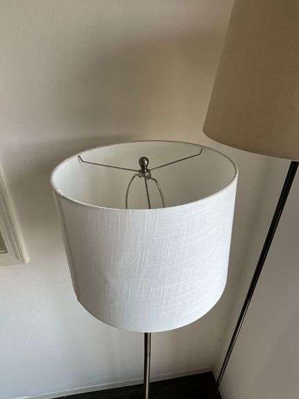 Pair of electric floor lamps
