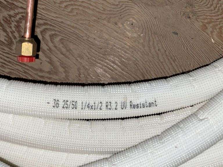 Insulated copper line, 2 sizes