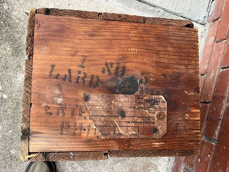 Vintage wooden box