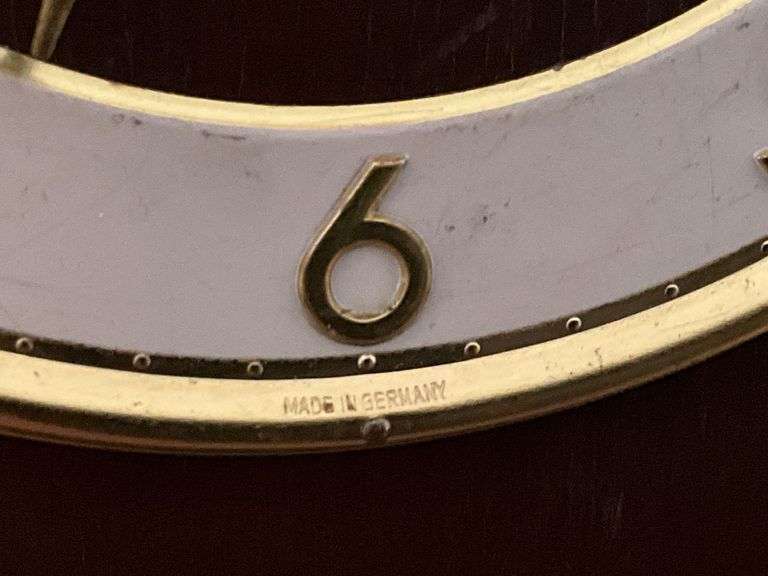 Tradition Made in Germany mantle clock with key