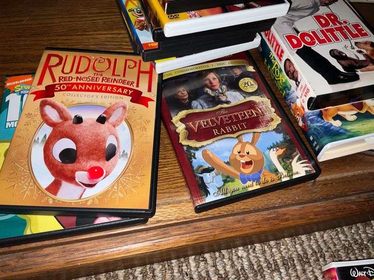Assortment of VHS & DVD movies