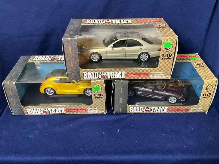 Road & Track Collector's Edition die cast cars, 1:18 scale image
